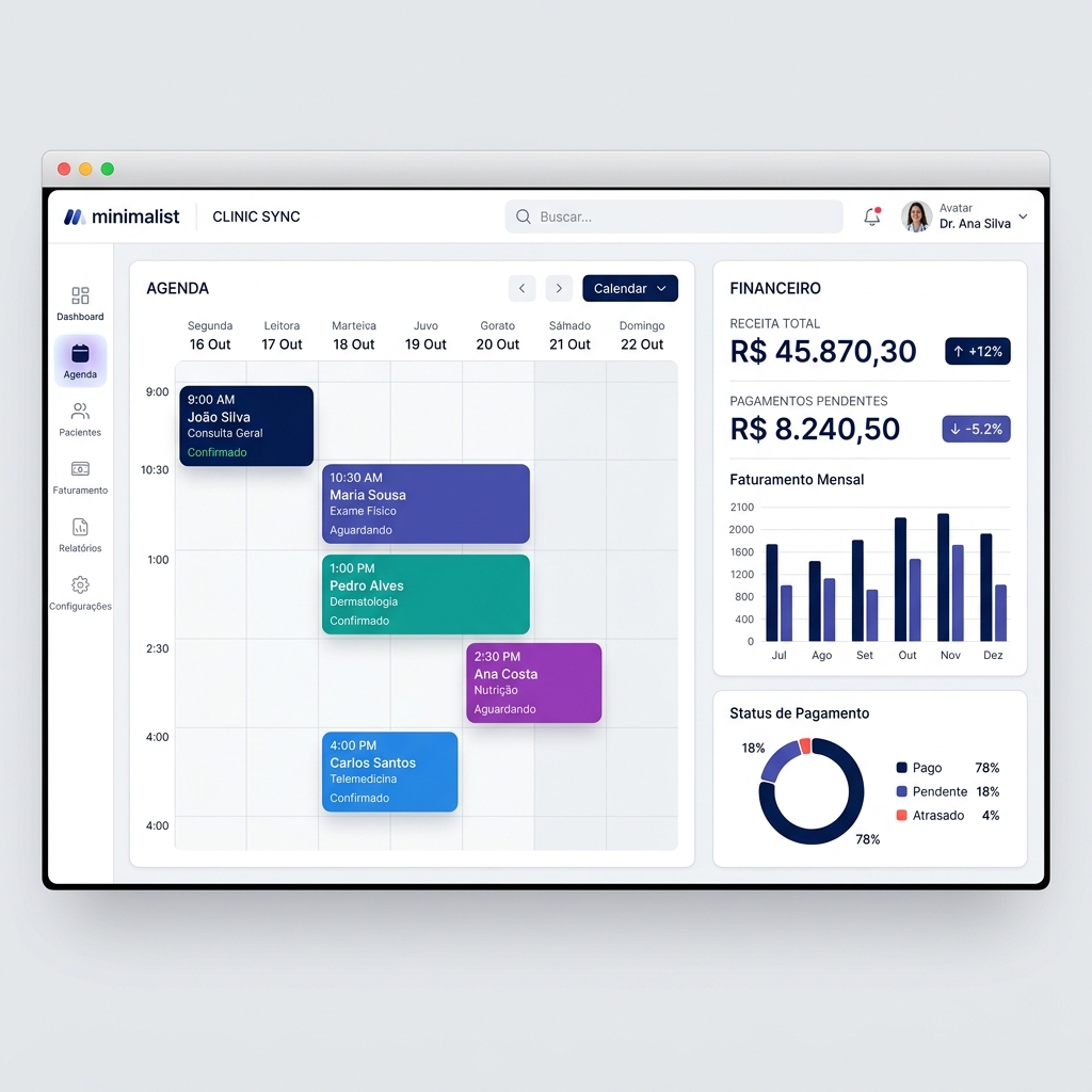 Gerenciamento de Consultório PsiFlow